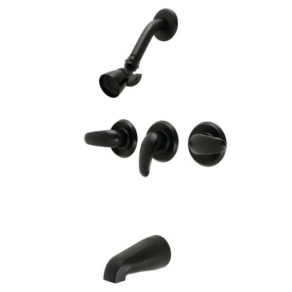 Tub and Shower Faucet, Matte Black